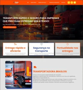 Site Braslog – Transporte Rápido e Seguro de Mercadorias CLIQUE AQUI